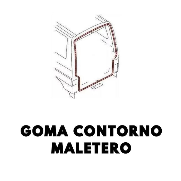 GOMA CONTORNO MALETERO WOLKSWAGEN T4