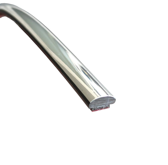 Tira Adhesiva Cromada Para Coche – 20mm X 5m, Plateado Brillante, Autoadhesiva, Protección Y Decoración Para Carrocería